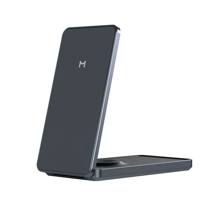 Беспроводное зарядное устройство Magssory Flip 3 в 1 Blackphoto2