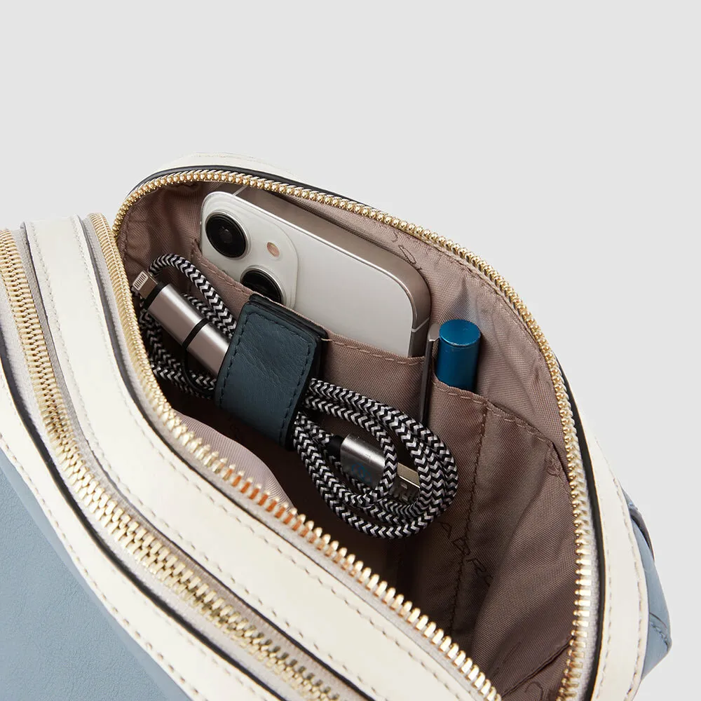 Женская кожаная сумка кросс-боди camera case Piquadro BD4870W92/N, чёрныйphoto3