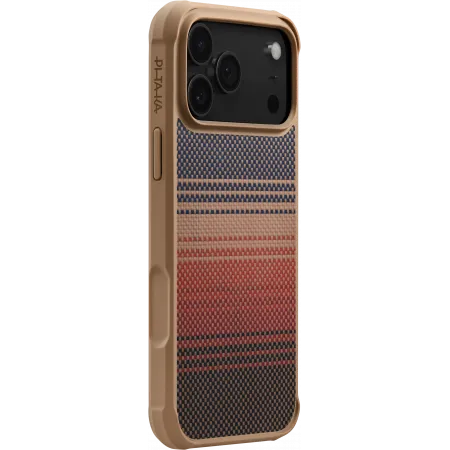 Противоударный чехол Pitaka с амортизирующими накладками для iPhone 17 Pro, Закатphoto0