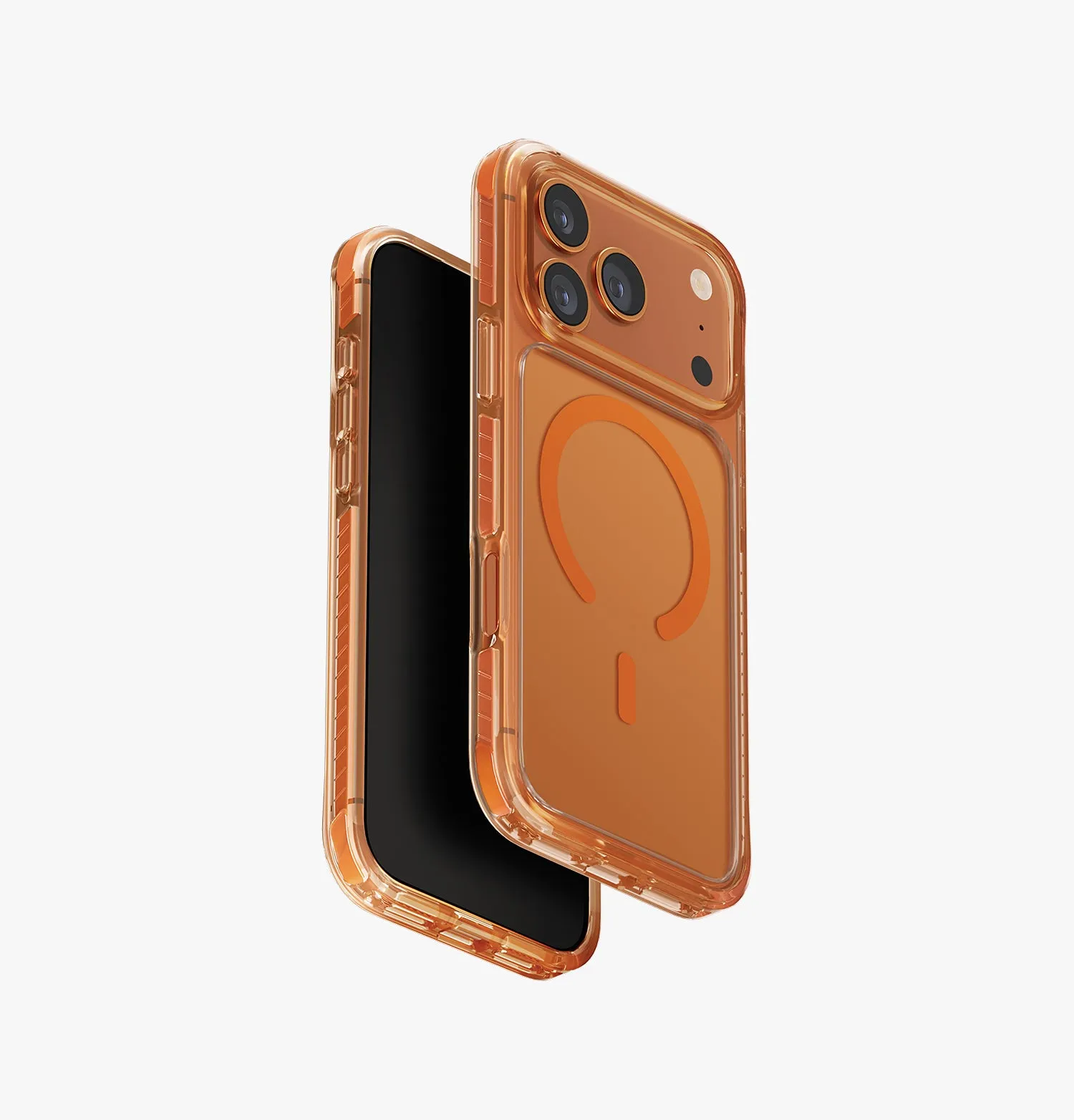 Чехол UNIQ Combat для iPhone 17 Pro Max, оранжевый (Volt Orange)photo0