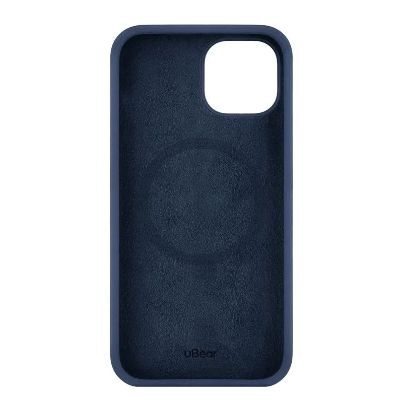 Защитный силиконовый чехол uBear Touch Mag Case для iPhone 14 Темно-Синийphoto3