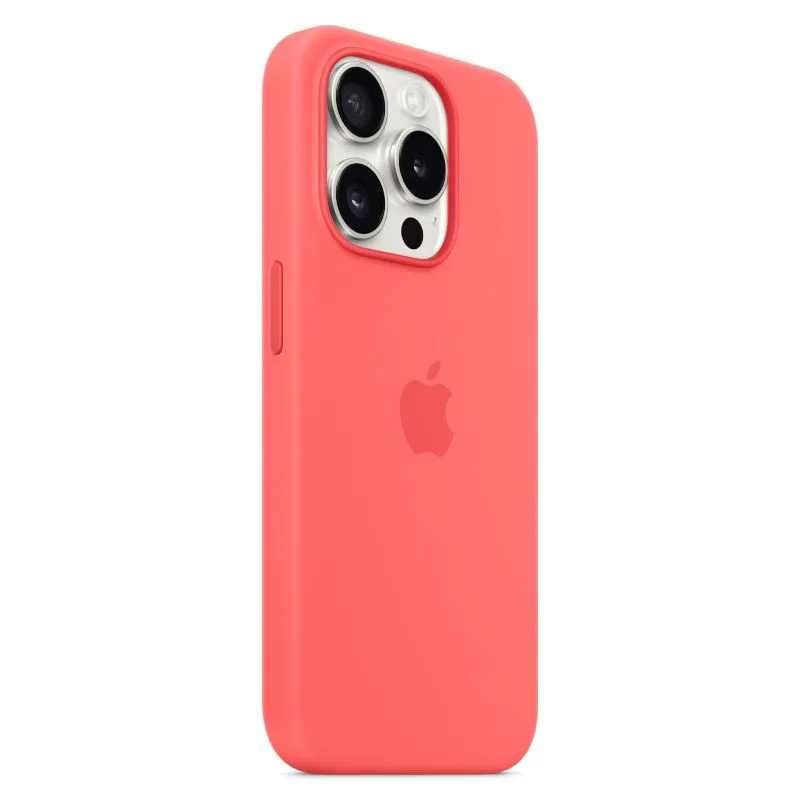 Силиконовый чехол MagSafe для iPhone 15 Pro Гуаваphoto2
