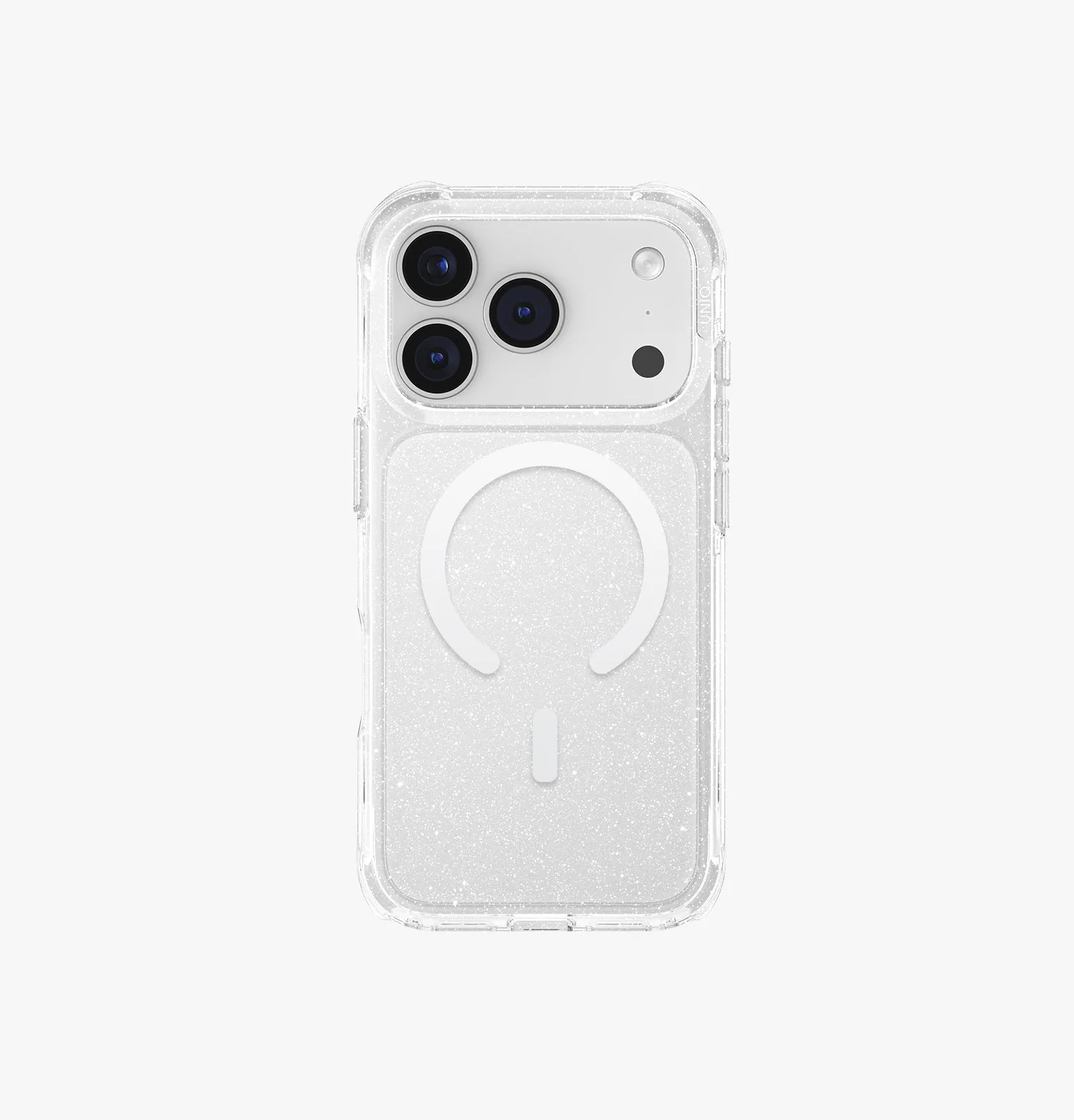 Чехол UNIQ LifePro Xtreme Tinsel для iPhone 17 Pro, прозрачный с блестками (clearglitter)photo1