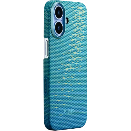 Ультра тонкий чехол Pitaka (PitaTap™) для iPhone 17, Голубойphoto0