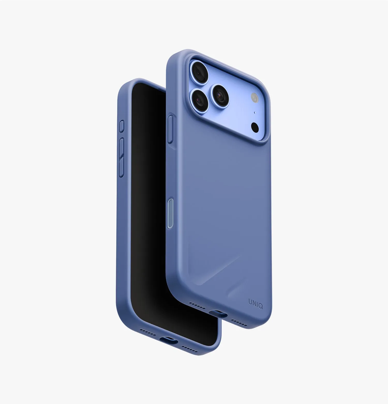 Чехол UNIQ Lino для iPhone 18 Pro Max, черный (Charcoal Grey)photo1