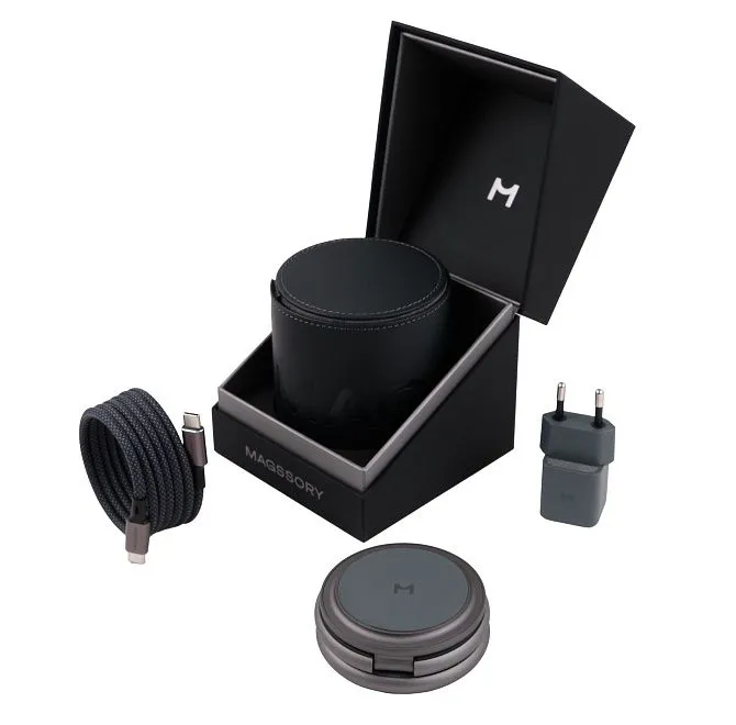 Зарядная станция Magssory Disc Signature Edition 3 в 1 для Apple Midnightphoto2