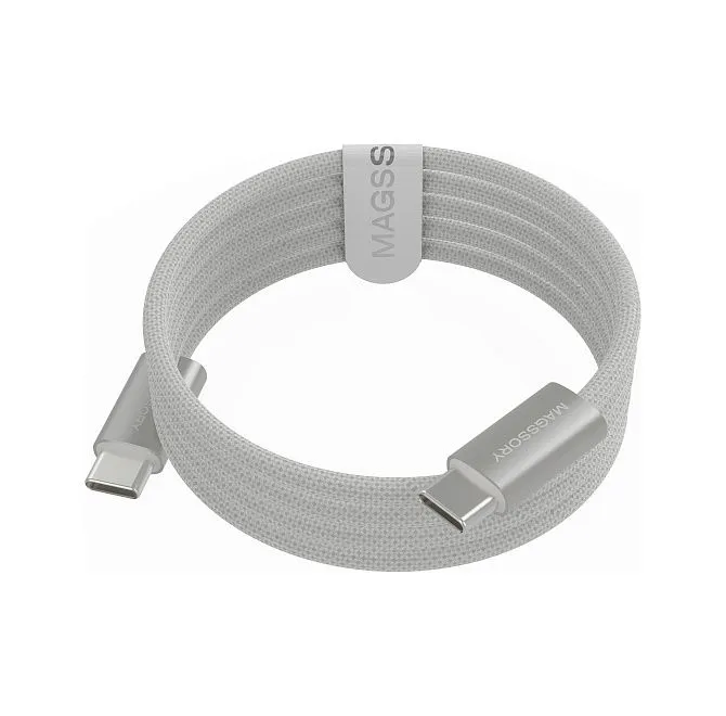 Кабель Magssory Line C 60W USB-C, 1,5 м Whitephoto1