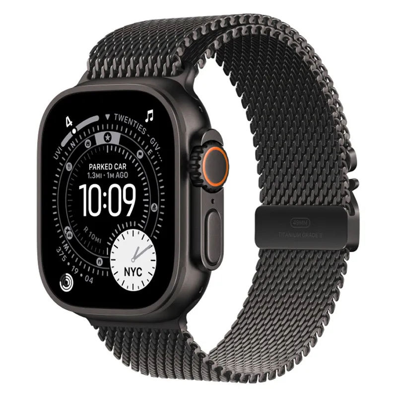 Apple Watch Ultra 3, 49 мм корпус из титана цвета Черный титан, браслет миланская петляphoto0