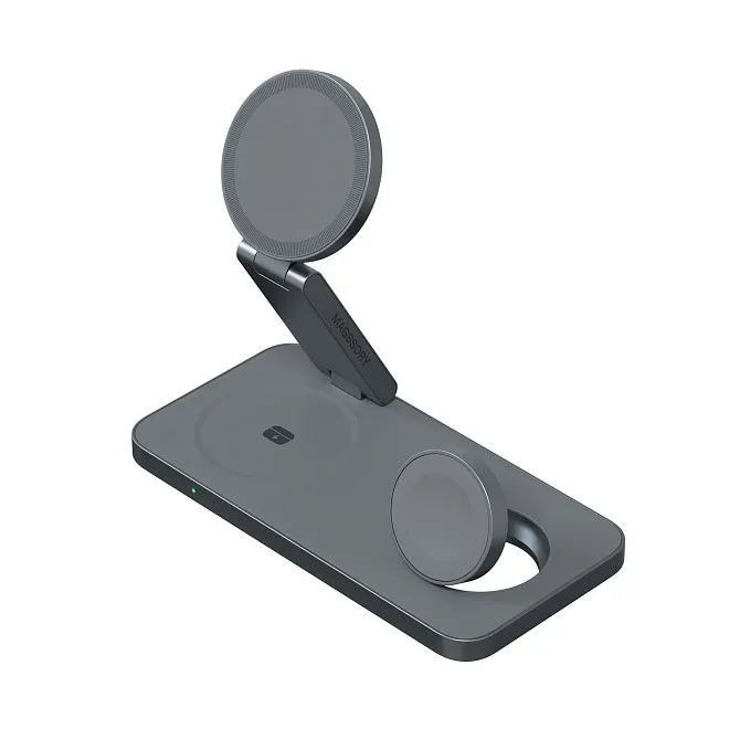 Зарядная станция 3 в 1 Magssory Yoga для Apple Qi2 Midnightphoto6