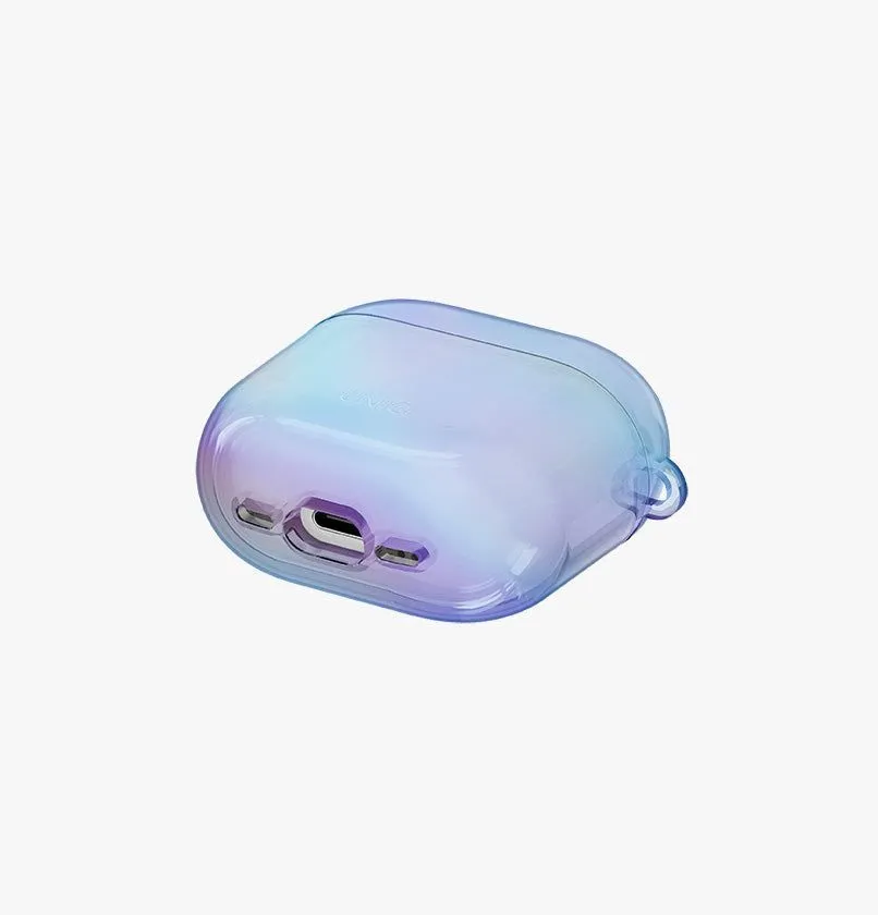 Чехол UNIQ Iridescia для AirPods 4 / AirPods 5, голографический темный (midnight quartz)photo4
