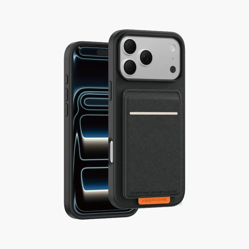 Чехол защитный KEEPHONE SUEDEA для iPhone 17 Pro / iPhone 18 Pro, черныйphoto0