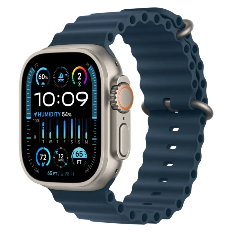 Apple Watch Ultra 2023 GPS + Cellular, 49 мм корпус из титана, ремешок Ocean синего цветаphoto0