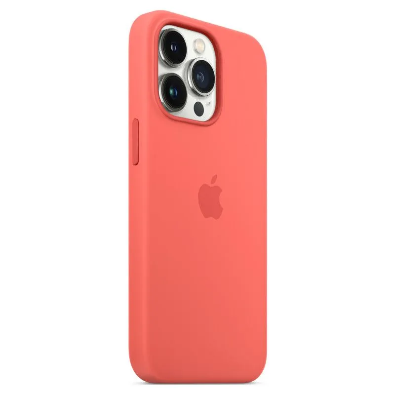 Силиконовый чехол MagSafe для iPhone 13 Pro Розовый помелоphoto4