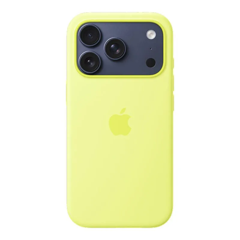 Силиконовый чехол для iPhone 17 Pro (Neon Yellow) Неоновый желтыйphoto0