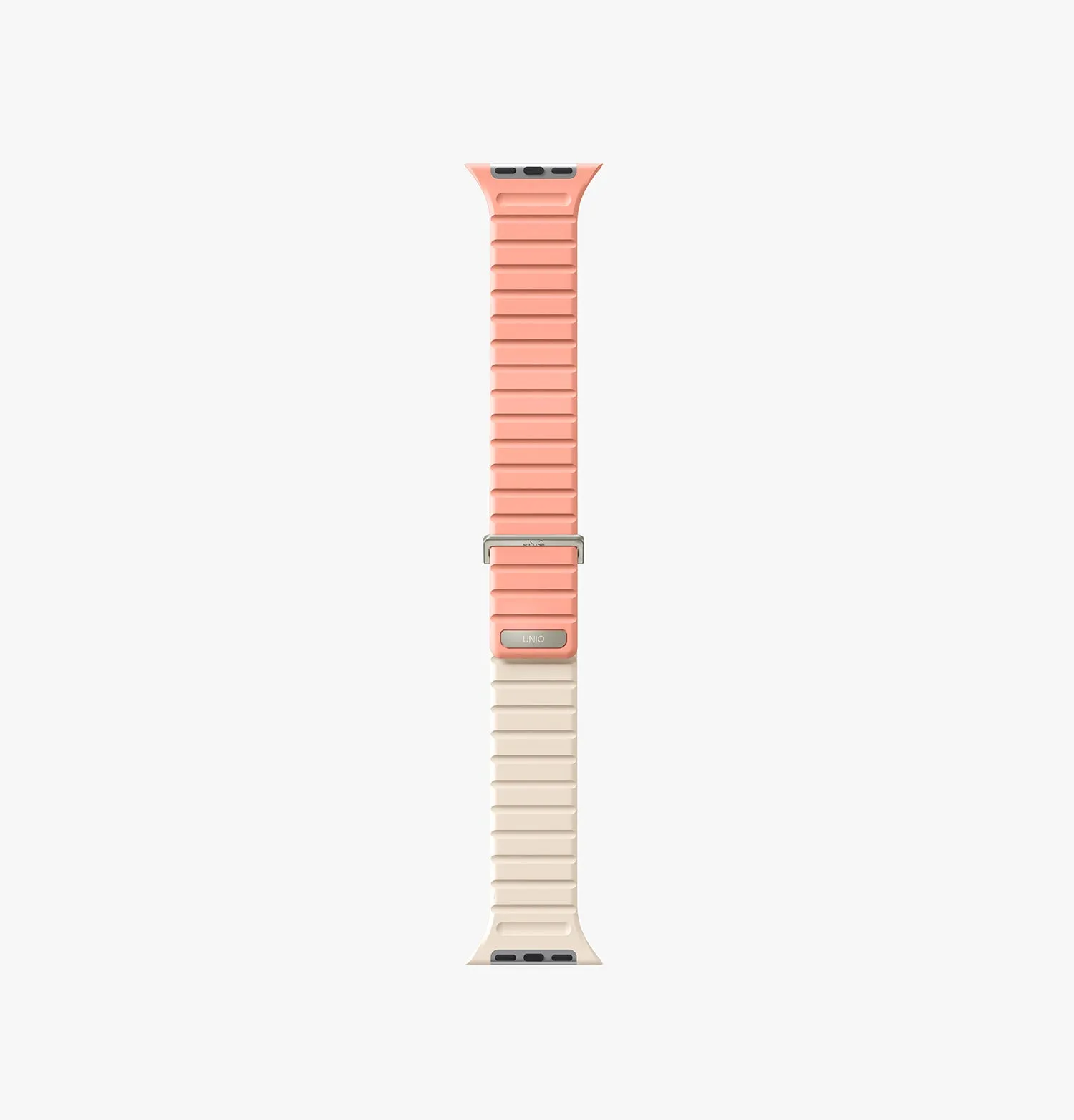 Ремешок UNIQ Revix Evo для Apple Watch 42/41/40 мм, белый / розовый (crepepink ivory)photo10