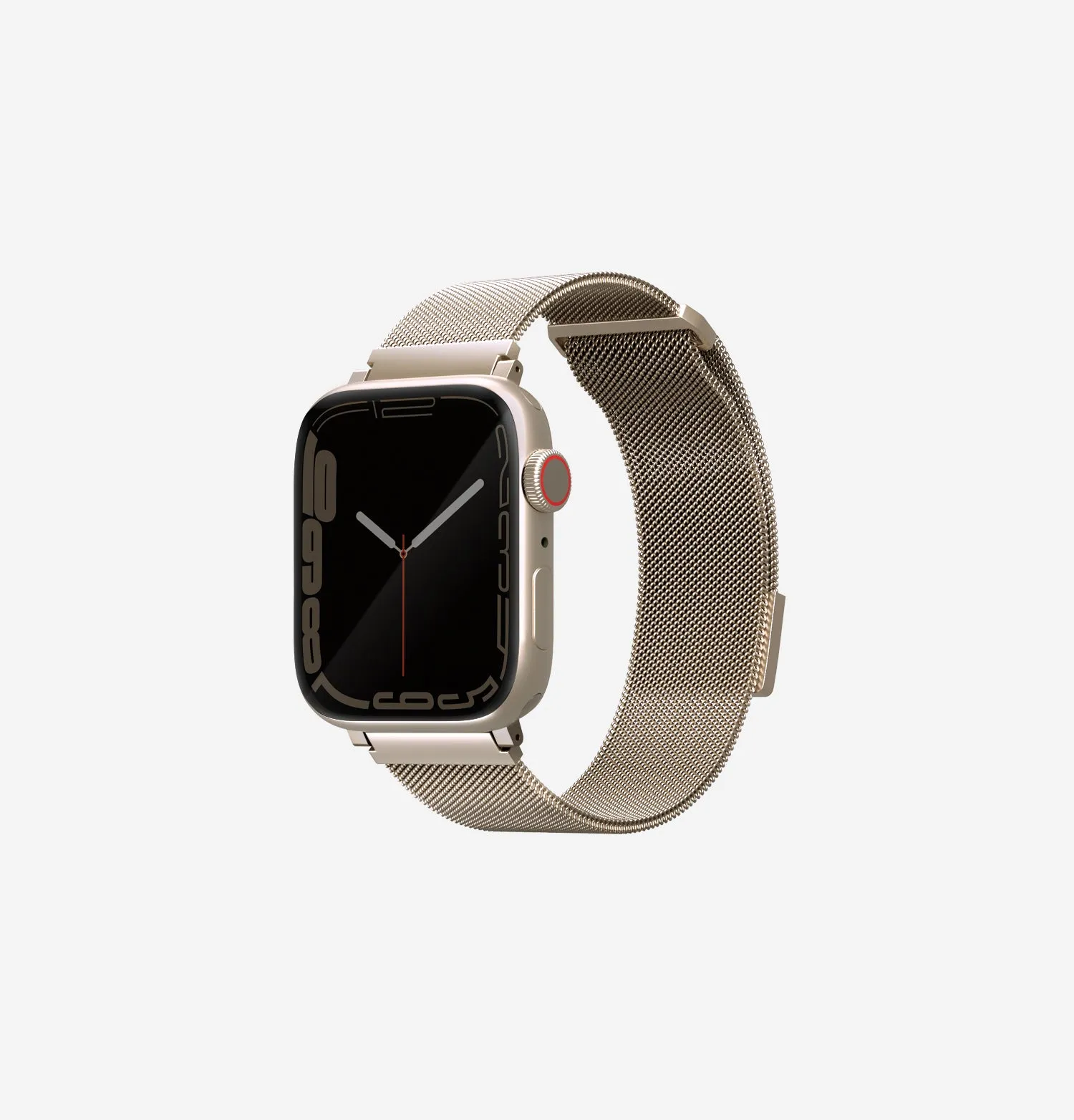 Ремешок UNIQ Dante для Apple Watch 46/45/44 мм, бежевый (Starlight)photo0