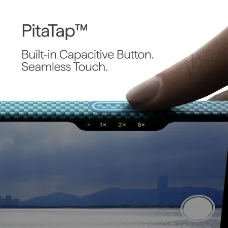 Ультра тонкий чехол Pitaka (PitaTap™) для iPhone 17 Pro, Голубойphoto8