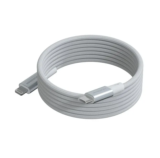 Магнитный кабель Magssory Link Lightning 1.2м 60W Whitephoto1