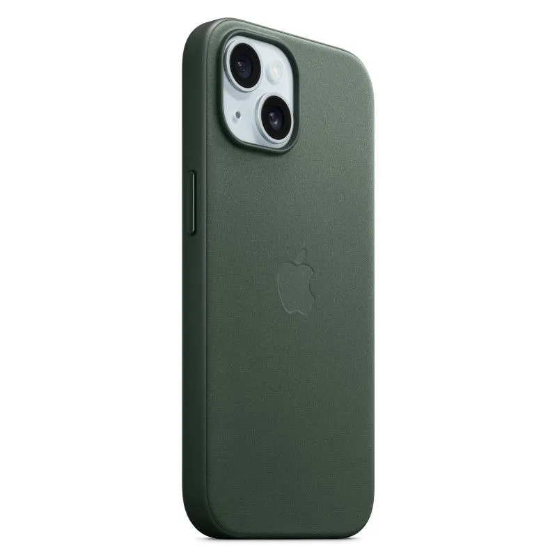 Чехол FineWoven MagSafe для iPhone 15 Зеленыйphoto2