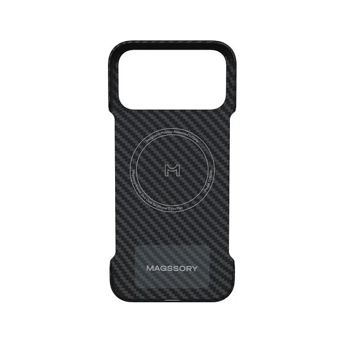 Чехол Magssory Aramid Zero Case для iPhone 17 Pro Max, черныйphoto1