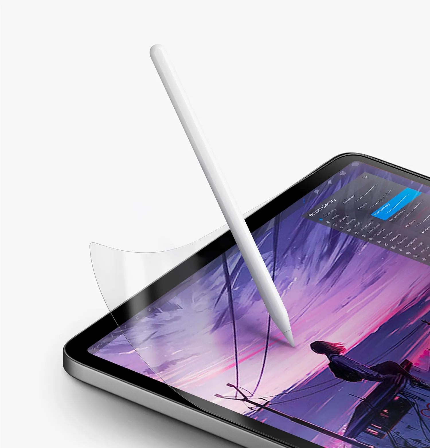 Защитная плёнка UNIQ Optix Paper-Sketch для iPad Air 13" (2024)photo2