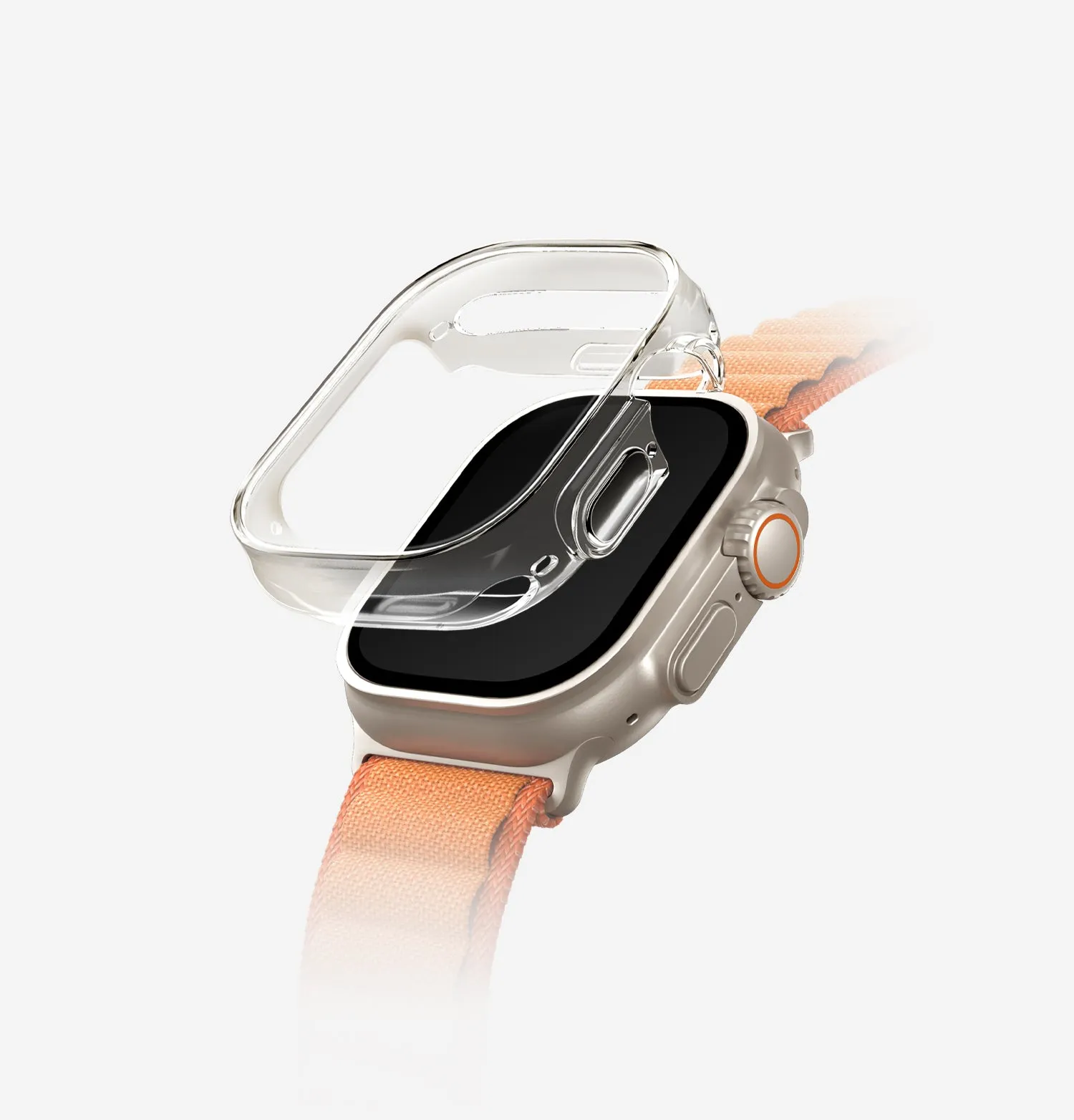 Чехол UNIQ Garde для Apple Watch 49 мм, прозрачный (Crystal Clear)photo2
