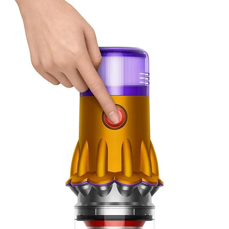 Беспроводной пылесос Dyson V12s Detect Slim Submarine Желтый/Никельphoto3