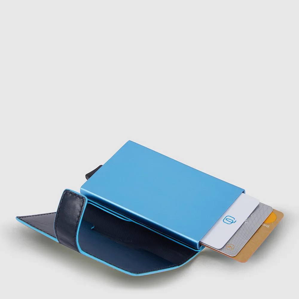 Автоматический кардхолдер с RFID-защитой Piquadro PP5649B2BLR/BLU2, синийphoto0