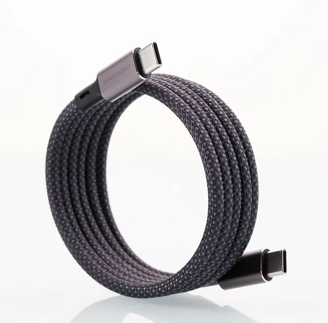 Магнитный кабель Magssory 1.2м 60W Grayphoto3