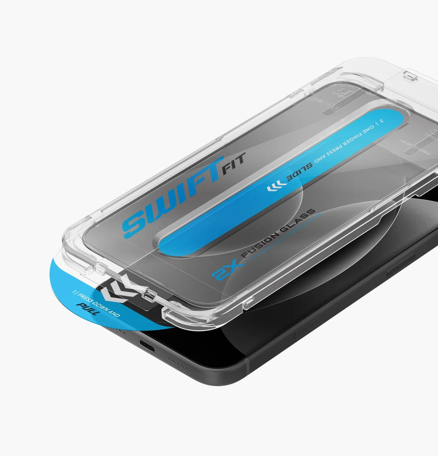 Защитное стекло UNIQ Optix SwiftFit™ Privacy для iPhone 18 Pro Maxphoto2