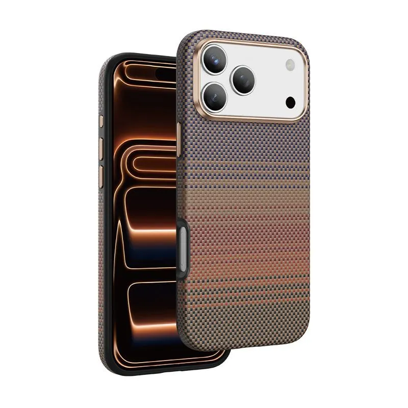 Чехол защитный KEEPHONE KEVLAR CAISER для iPhone 17 Pro / iPhone 18 Pro, Sunsetphoto0