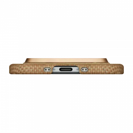 Ультра тонкий чехол Pitaka (PitaTap™) для iPhone 17 Air, Золотойphoto2