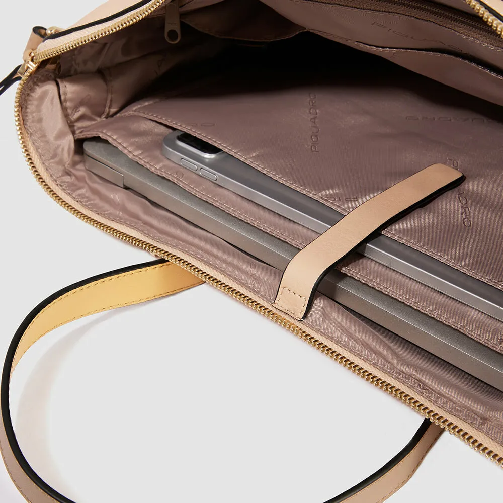 Женская рабочая сумка из кожи для ноутбука 15,6" Piquadro CA4021W92/N, чёрныйphoto5