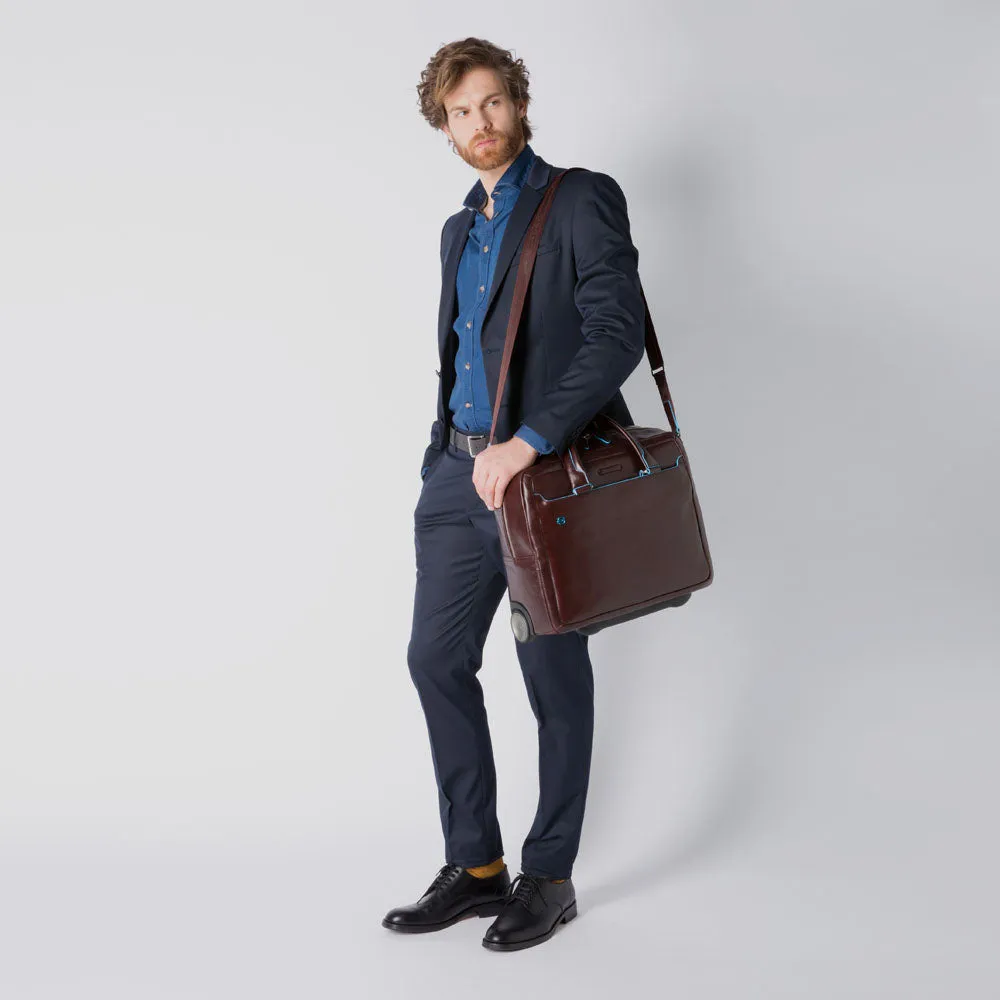 Кожаный кейс-пилот для ноутбука 15,6" Piquadro BV4729B2/MO, коричневыйphoto8