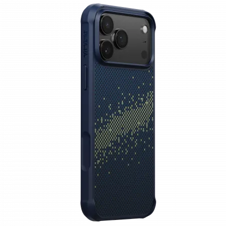 Противоударный чехол Pitaka с амортизирующими накладками для iPhone 17 Pro, Млечный путьphoto0
