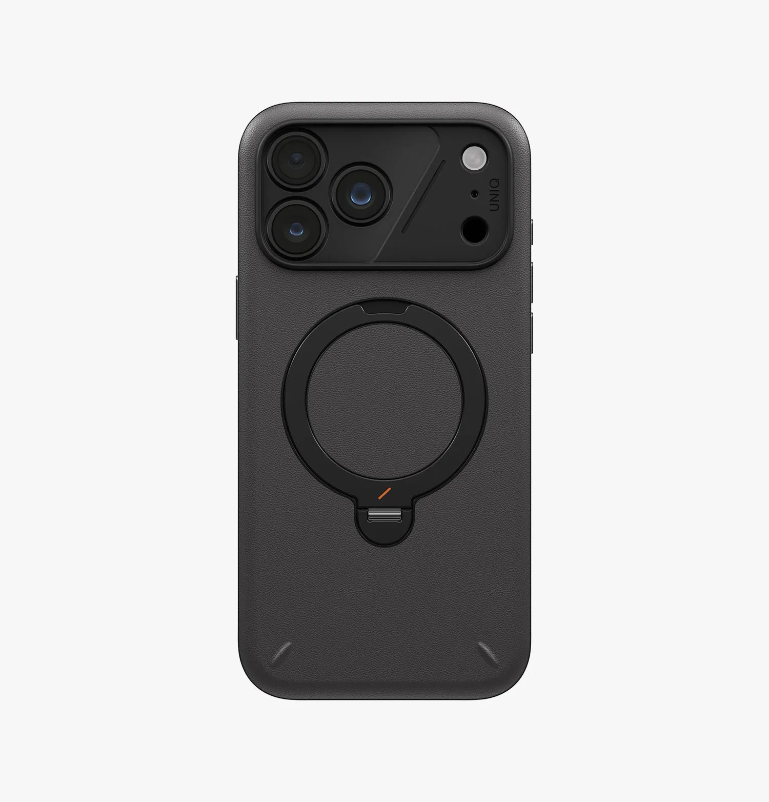 Чехол UNIQ Elix 360 Kickstand Leather для iPhone 18 Pro Max, черный (Charcoal Grey)photo19