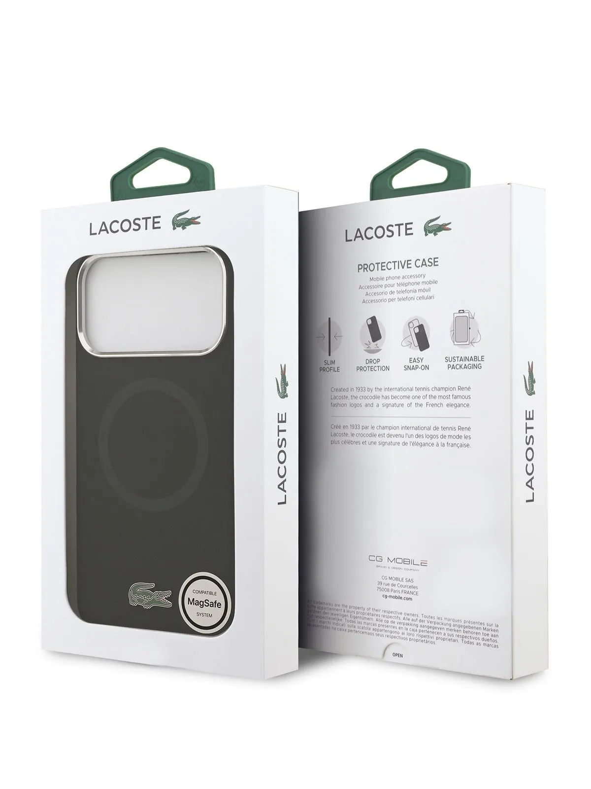 Чехол Lacoste для iPhone 17 Pro Max Liquid silicone, Черный (MagSafe)photo7