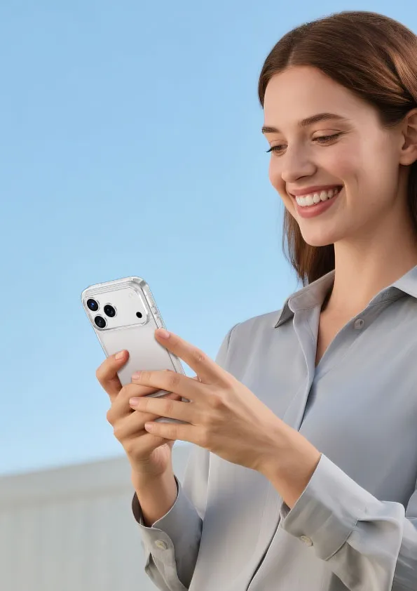 Чехол защитный KEEPHONE HYBRID CLEAR для iPhone 17 Pro Max / iPhone 18 Pro Max, прозрачныйphoto3