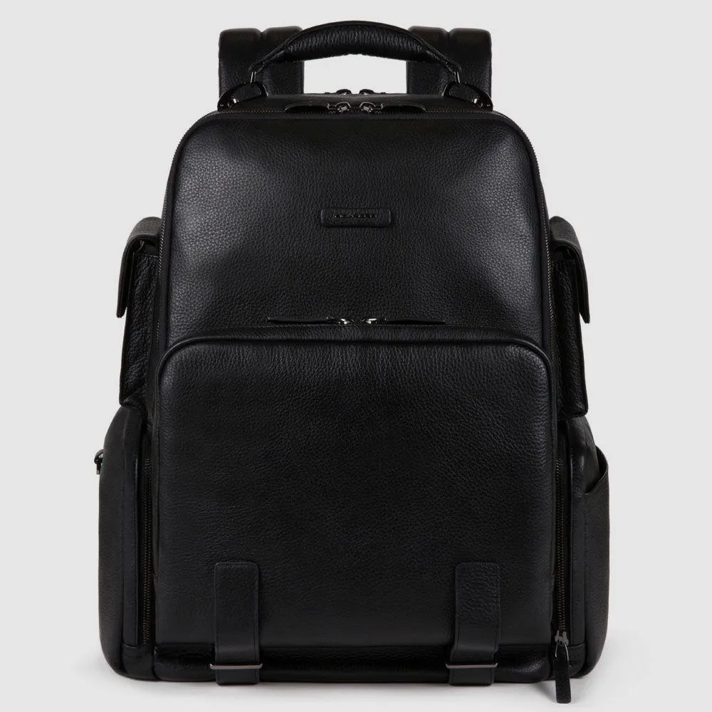Кожаный рюкзак для ноутбука 15,6" Fast Check Piquadro CA5552MOS/N, чёрныйphoto0