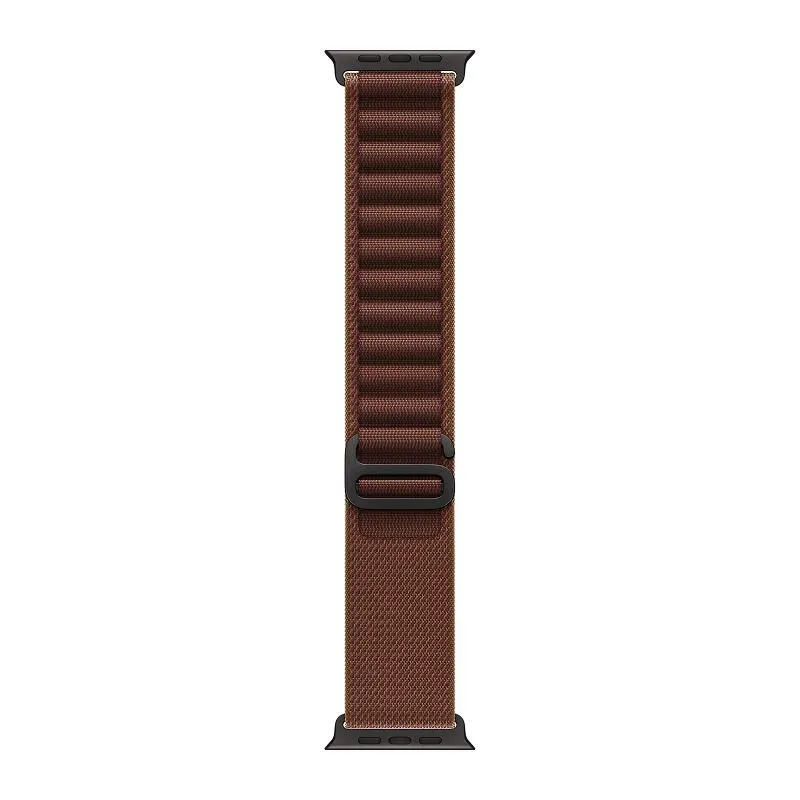 Apple Watch Ultra 4, 49 мм корпус из титана черного цвета, ремешок Alpine бордового цветаphoto2