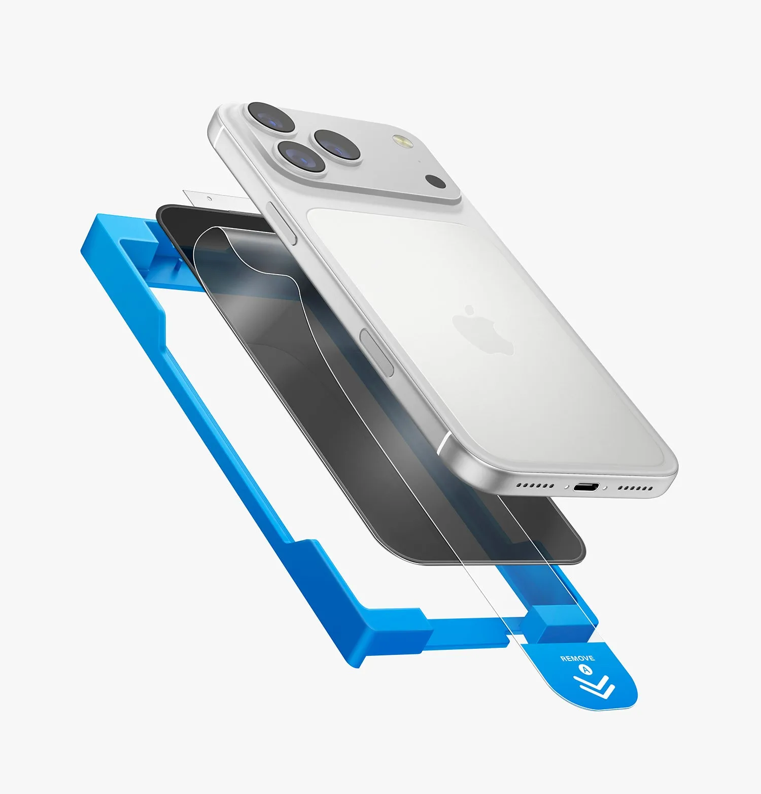 Защитное стекло UNIQ Optix EXOFit™ 2-Way Privacy Filter для iPhone 17 Prophoto3
