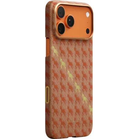 Ультра тонкий чехол Pitaka для iPhone 17 Pro Max, Оранжевыйphoto0