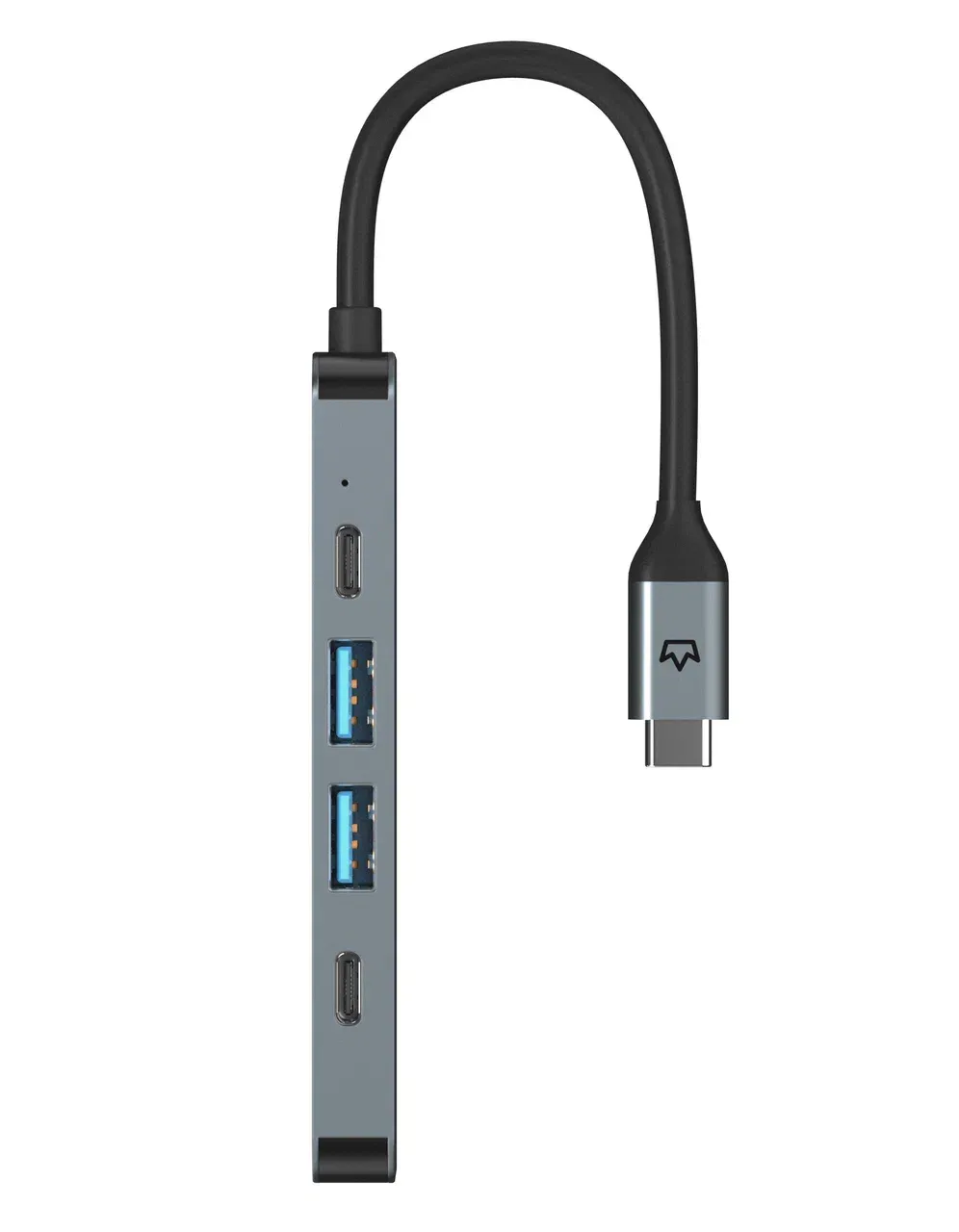 Адаптер VLP Infinity USB-C Hub 5 в 1, серебряныйphoto1
