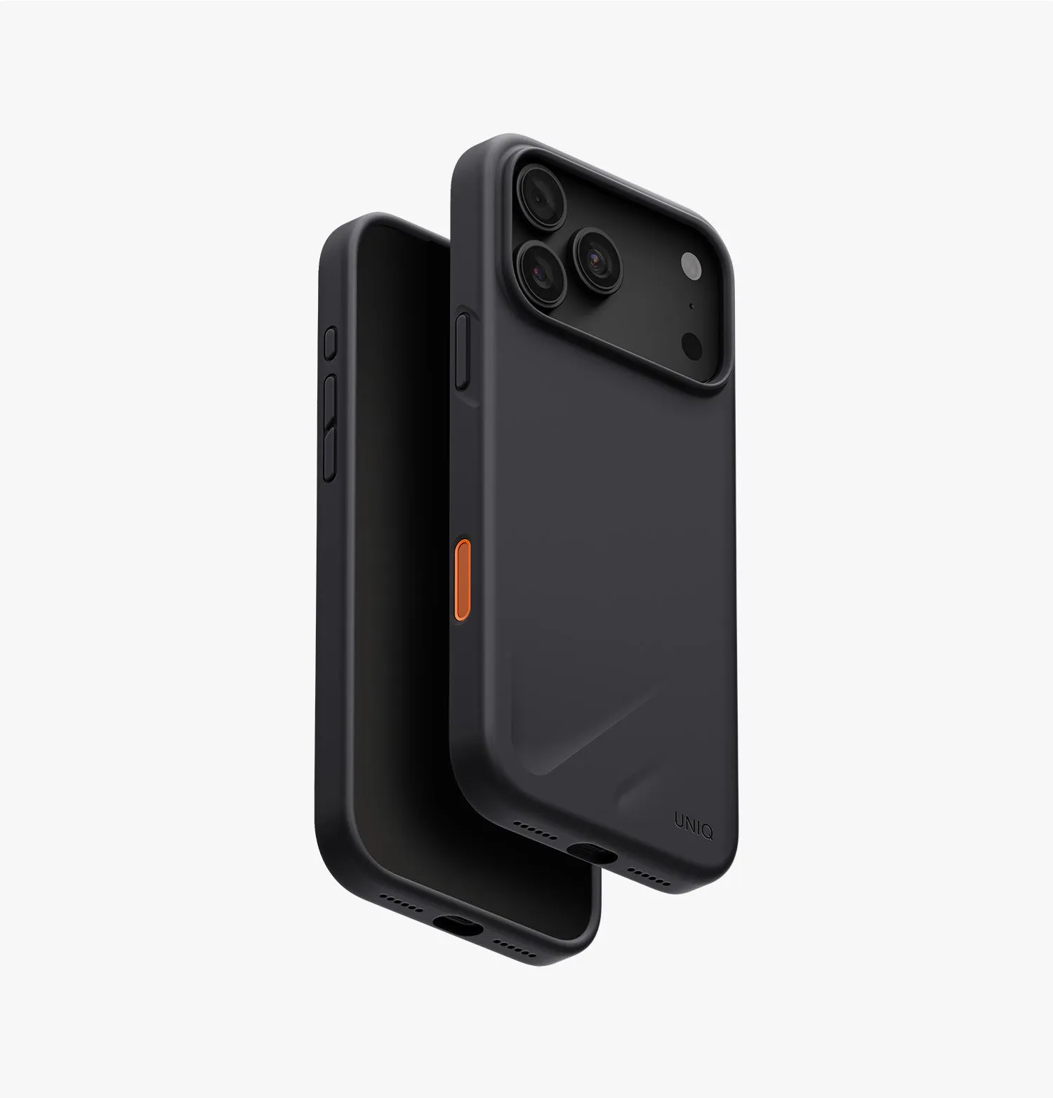 Чехол UNIQ Lino для iPhone 18 Pro Max, черный (Charcoal Grey)photo0