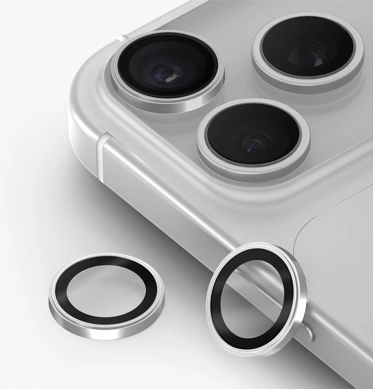 Защита камеры UNIQ Optix Prime для iPhone 18 Pro & iPhone 18 Pro Max, серебристый (silver chrome)photo0
