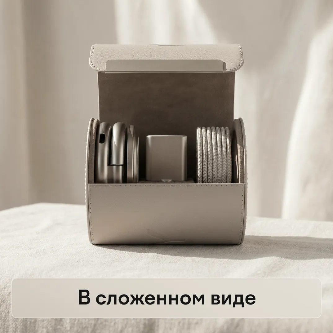 Зарядная станция Magssory Disc Signature Edition 3 в 1 для Apple Titanphoto9