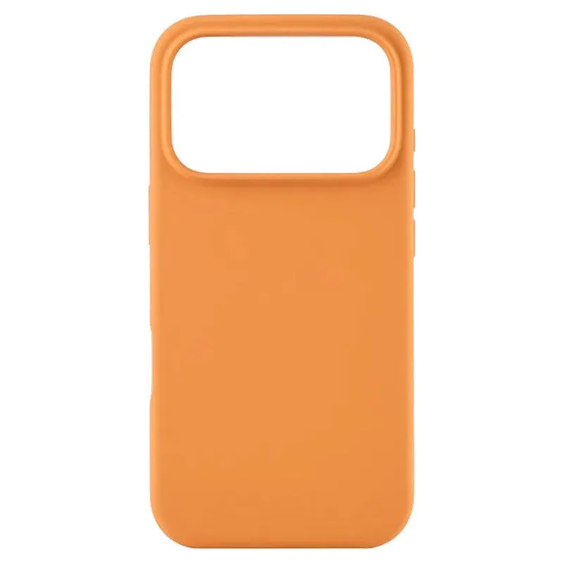 Силиконовый чехол uBear Touch Mag Case для iPhone 18 Pro/17 Pro Оранжевыйphoto2