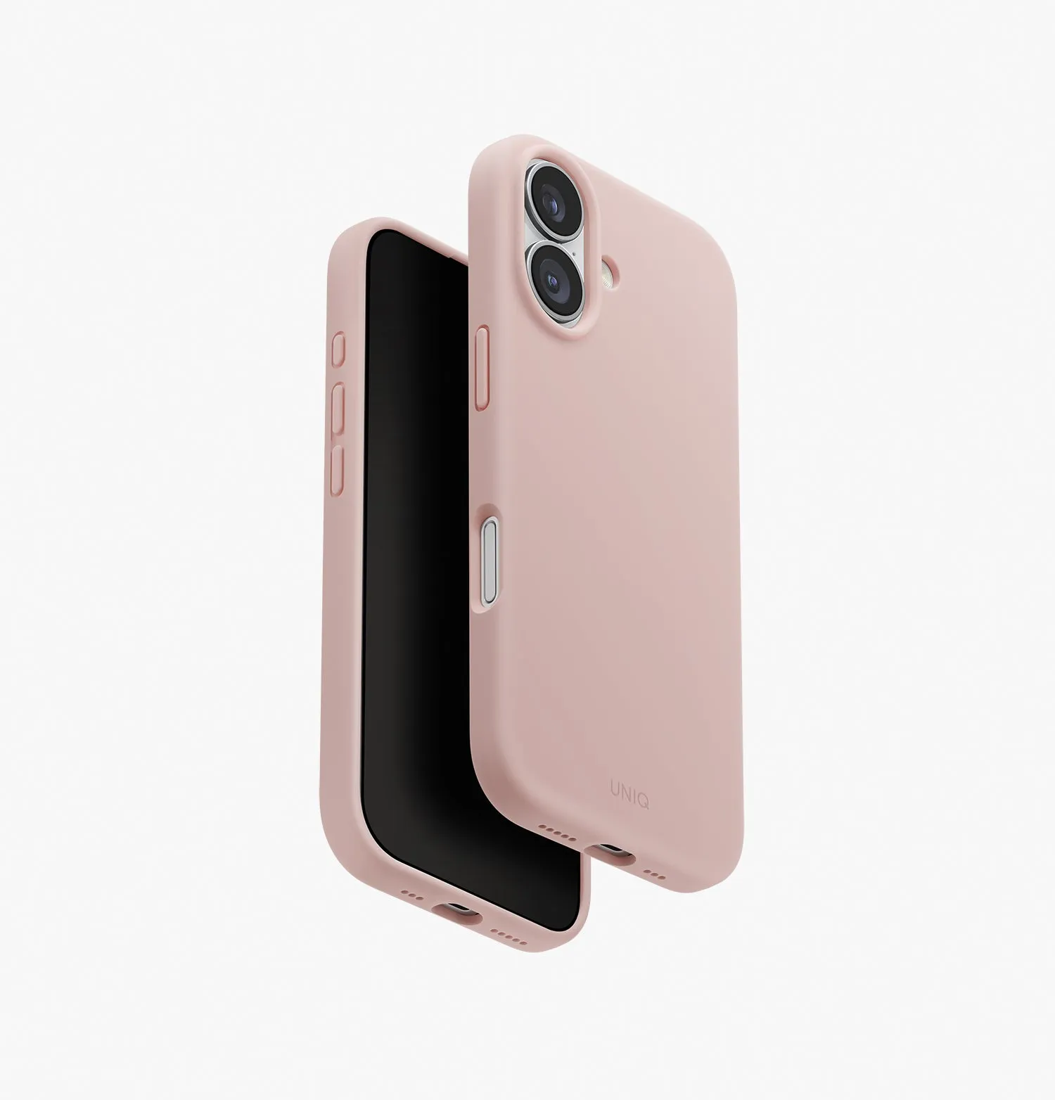 Чехол UNIQ Lino для iPhone 17, черный (Charcoal Grey)photo1