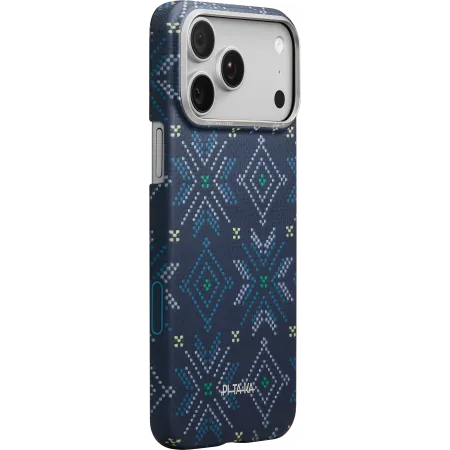 Ультра тонкий чехол Pitaka (PitaTap™) для iPhone 17 Pro Max, Синийphoto0