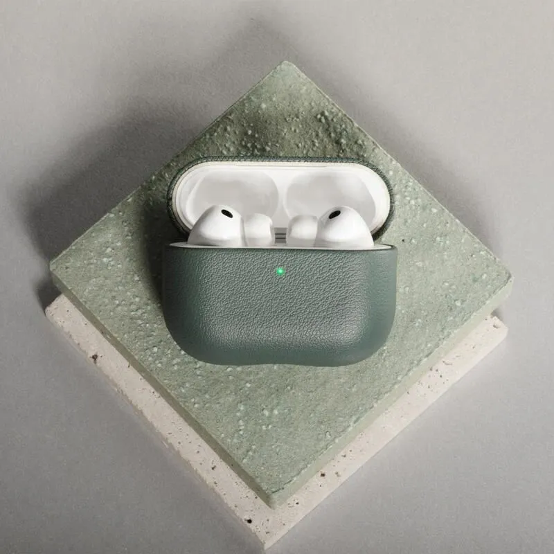 Кожаный чехол Native Union (RE)Classic Case для AirPods Pro 3 Зеленыйphoto3